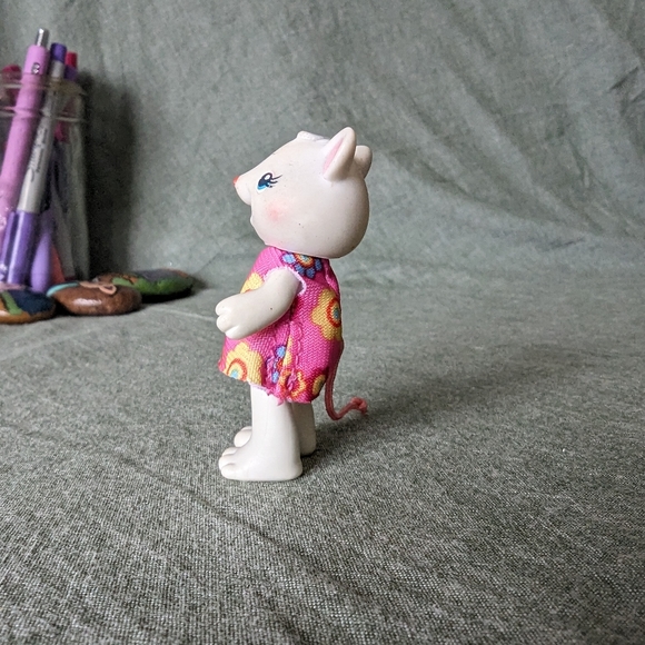 Fisher Price Sweet Streets Hideaway Hallow Mouse Figure Candy Shop White Candice - Picture 10 of 12